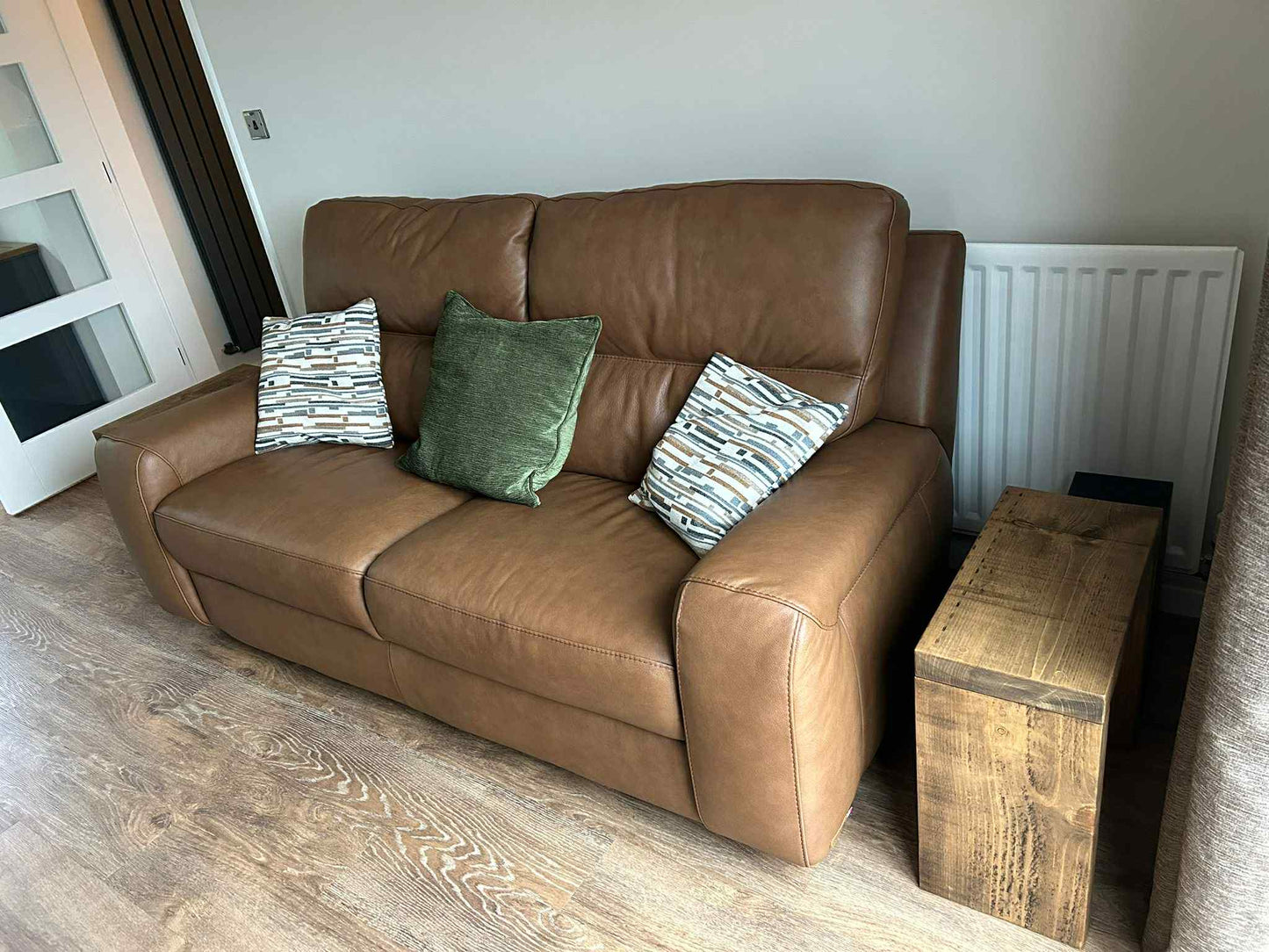 Extra Chunky rustic side table - The Grain Company Ltd