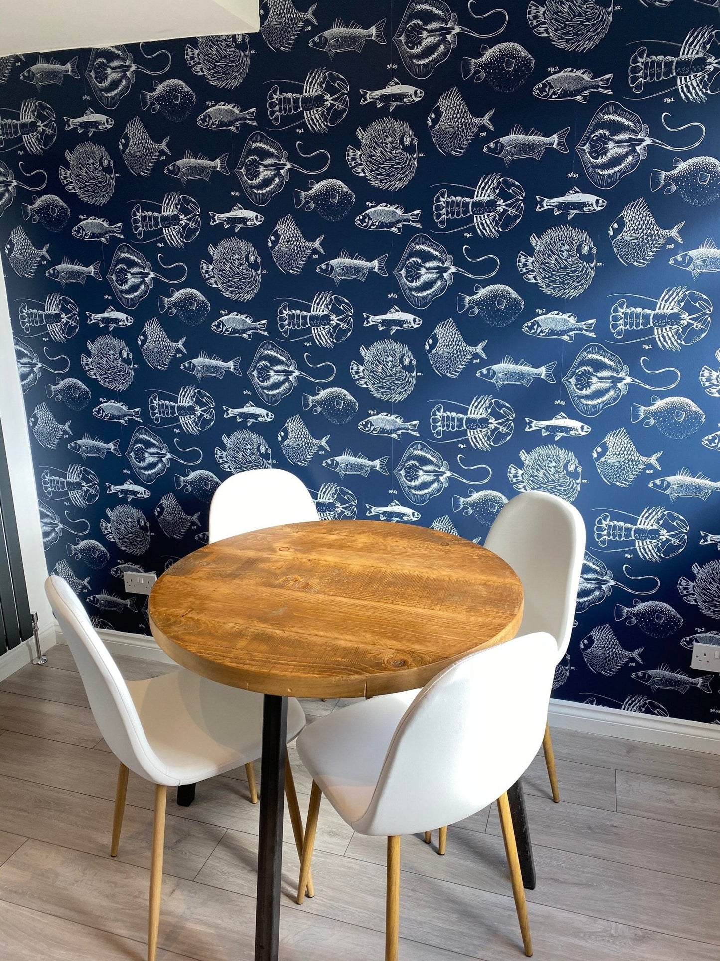 Round rustic dining table - featured in Vogue 2023 - The Grain Company Ltd