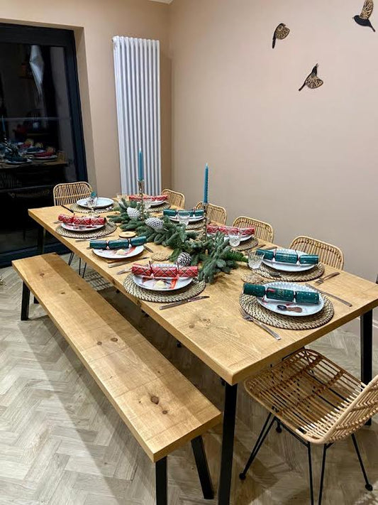 Rustic dining table - The Grain Company Ltd