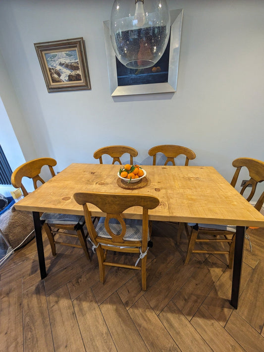 Rustic Dining Table - 76 wide - The Grain Company Ltd