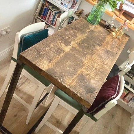 Rustic industrial breakfast bar - The Grain Company Ltd