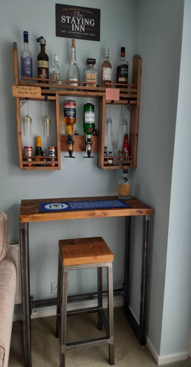 Rustic industrial breakfast bar - The Grain Company Ltd
