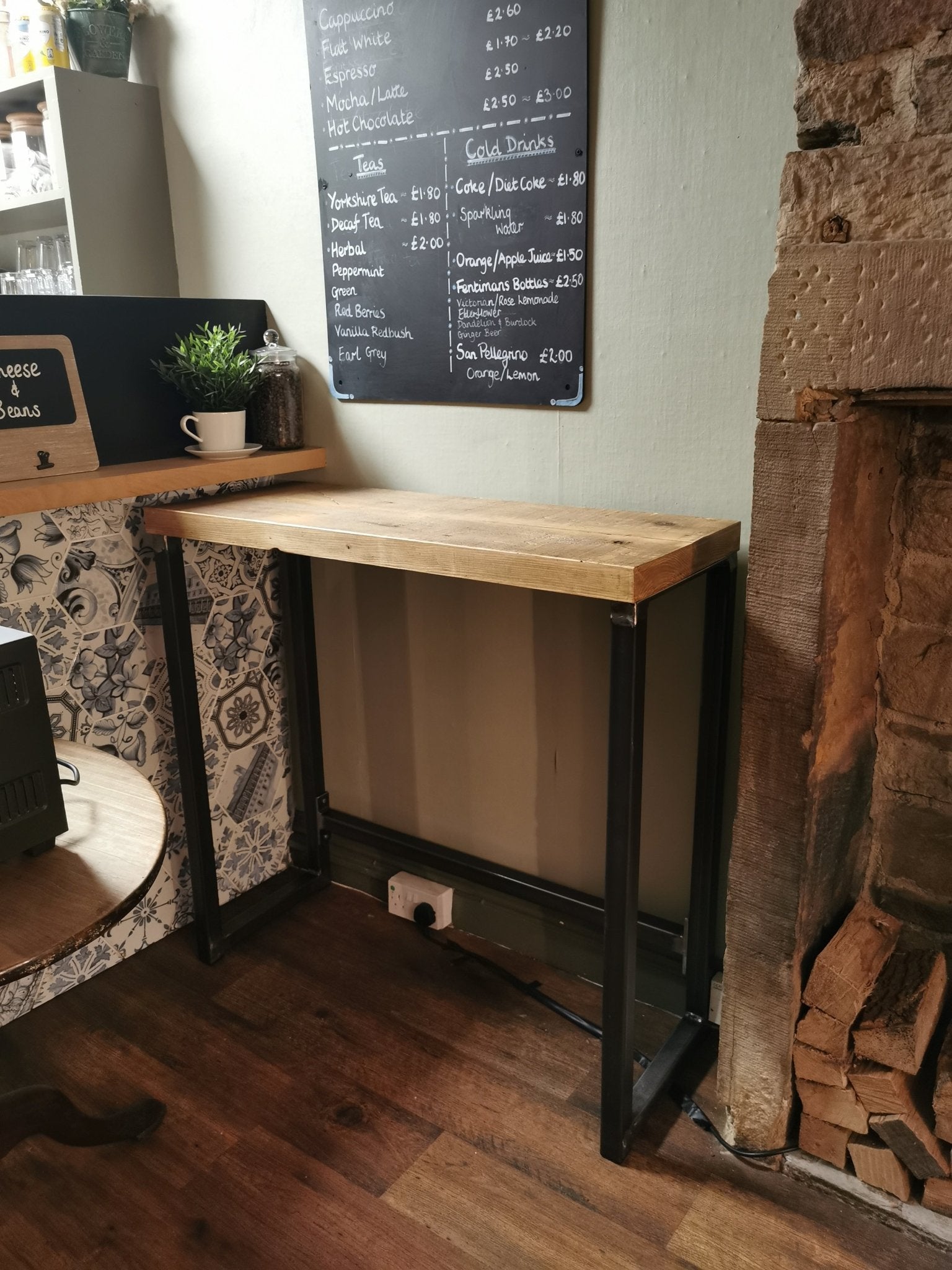 Rustic industrial breakfast bar - The Grain Company Ltd