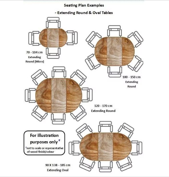 Extending oval rustic dining table - The Grain Company Ltd