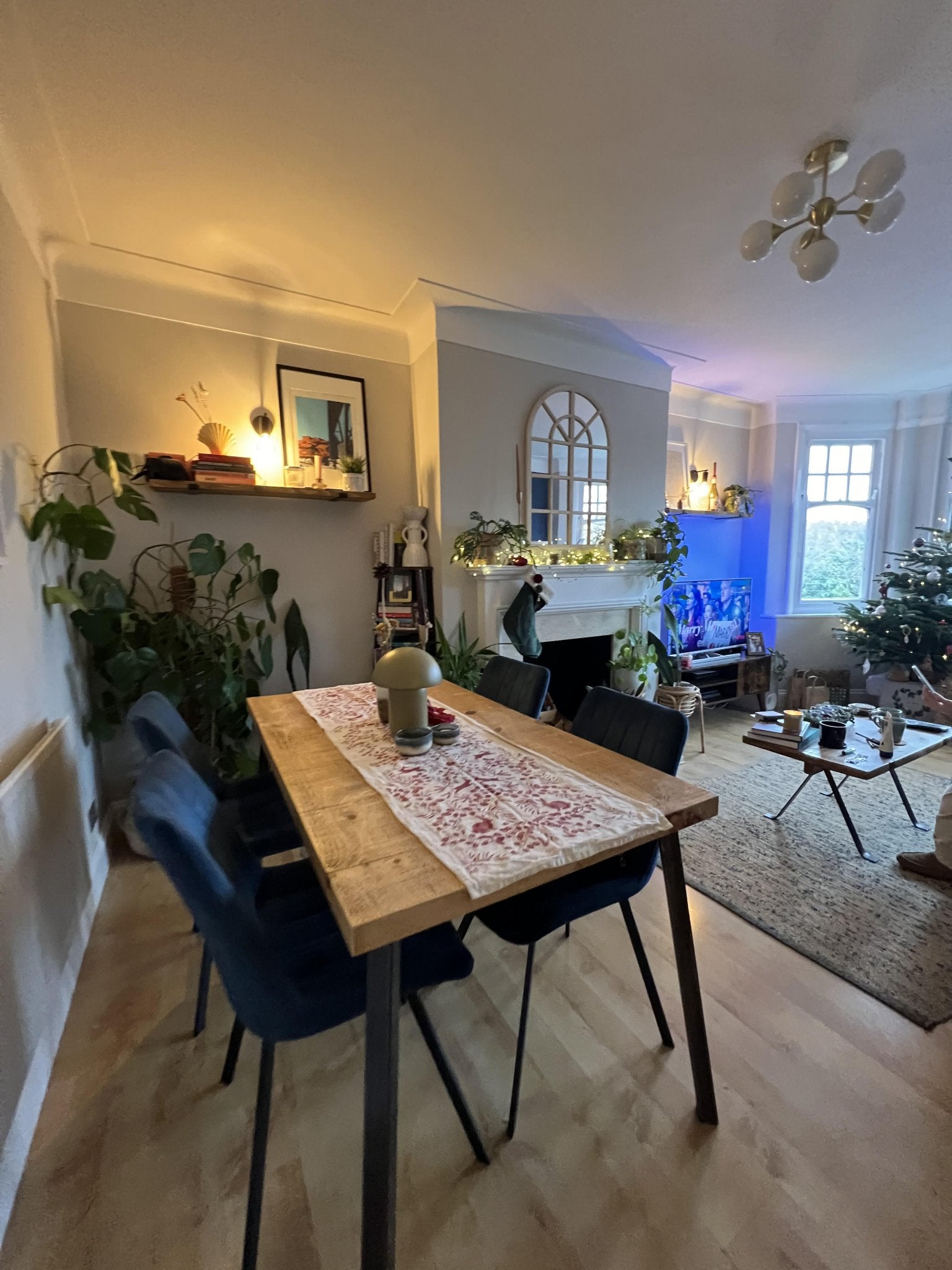 Wood Table Rustic Living Room Rustic Dining Table Thin Trapezium