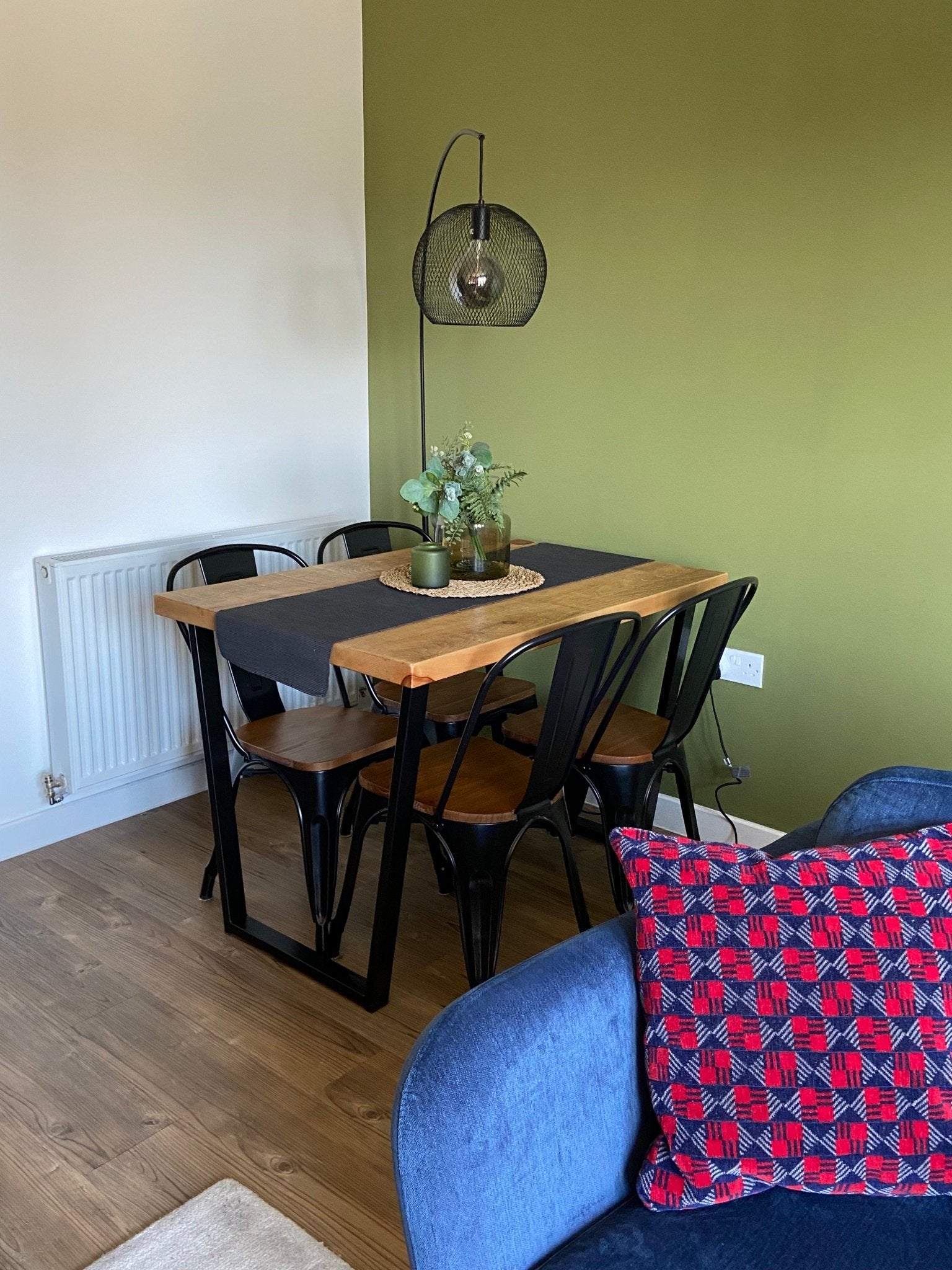 Extending rustic dining table - The Grain Company Ltd