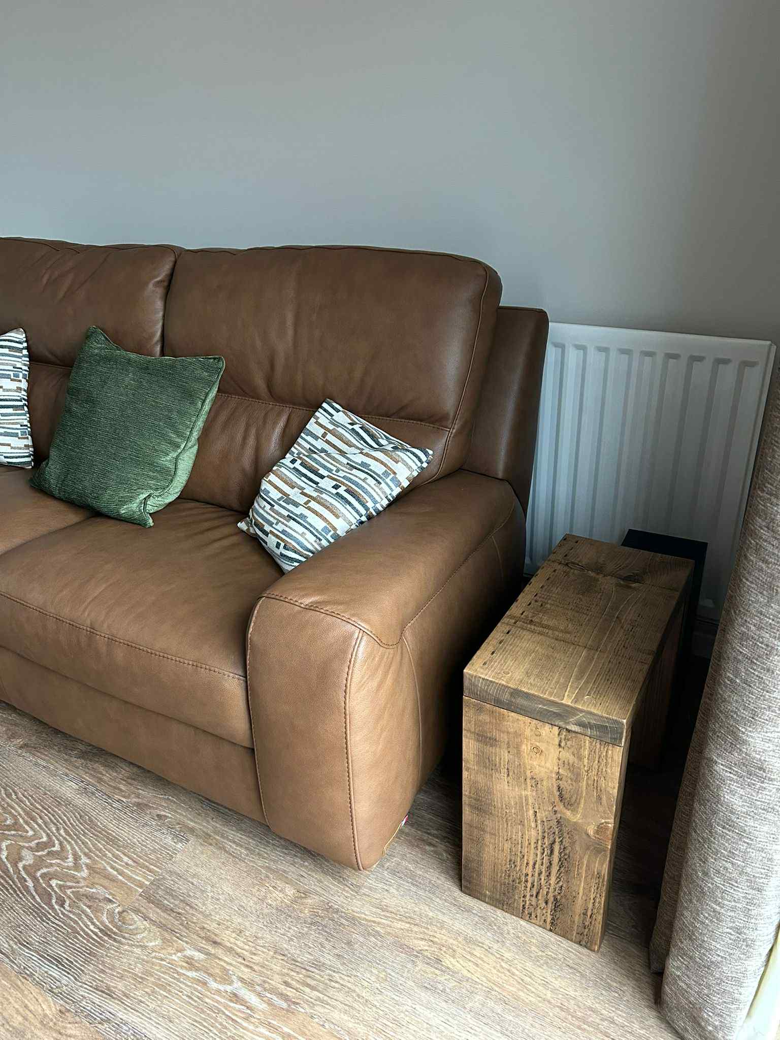 Extra Chunky rustic side table - The Grain Company Ltd