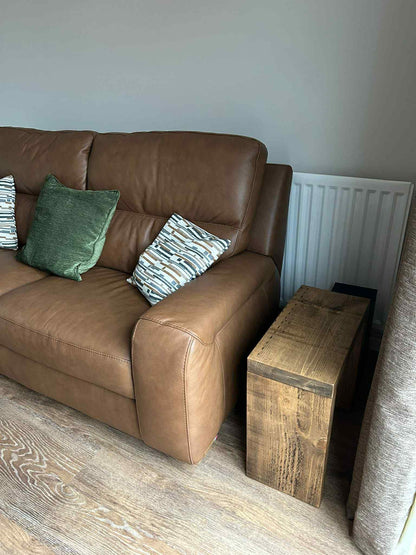 Extra Chunky rustic side table - The Grain Company Ltd