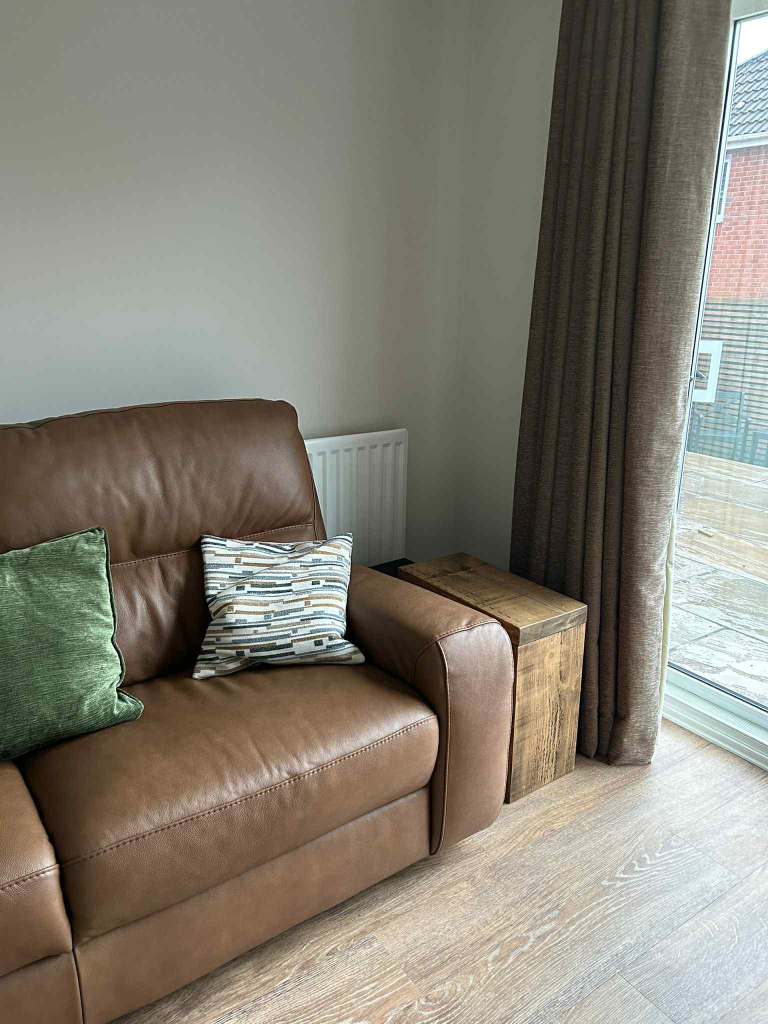 Extra Chunky rustic side table - The Grain Company Ltd