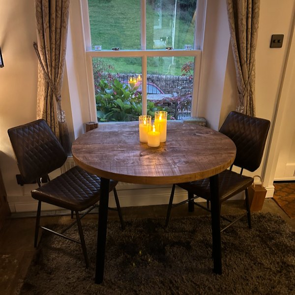 Large Round Rustic Dining Table - The Grain Company Ltd