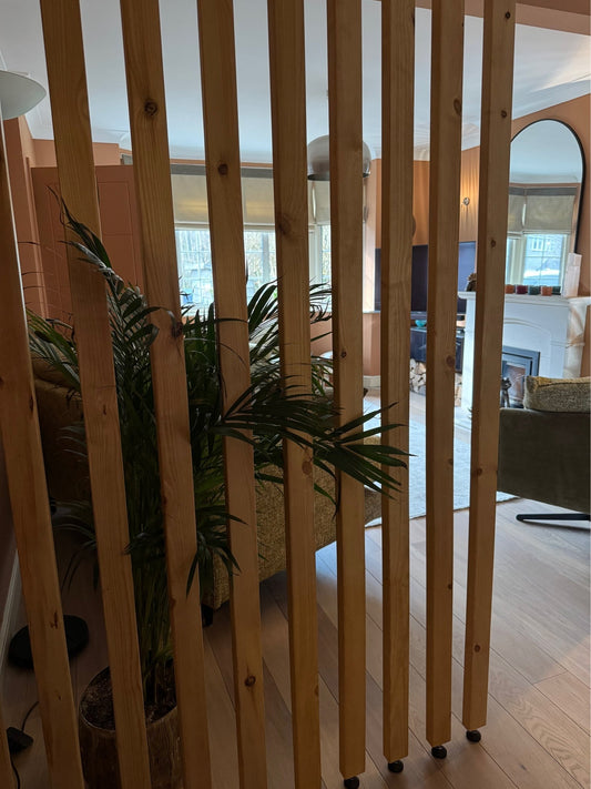 Room divider Redwood Pine Samples - The Grain Company Ltd