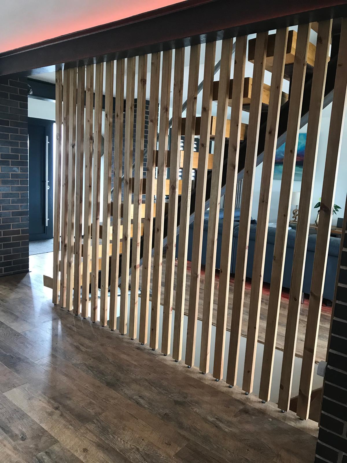 Room divider Redwood Pine Samples - The Grain Company Ltd