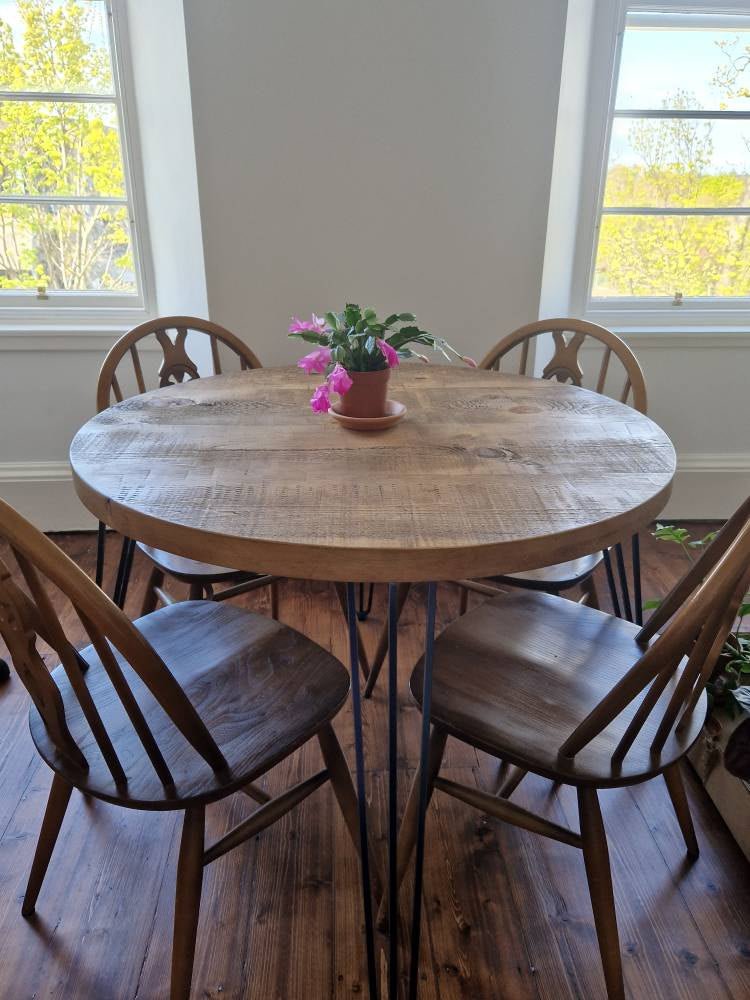 Round Rustic Dining Table - The Grain Company Ltd