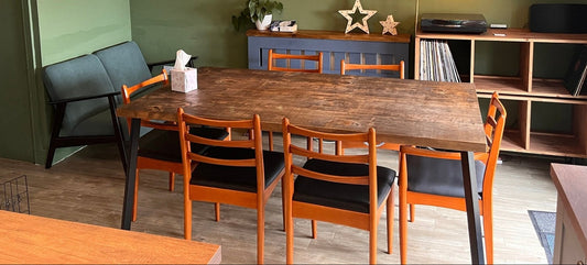 Rustic Large Dining Table - 96 wide - The Grain Company Ltd
