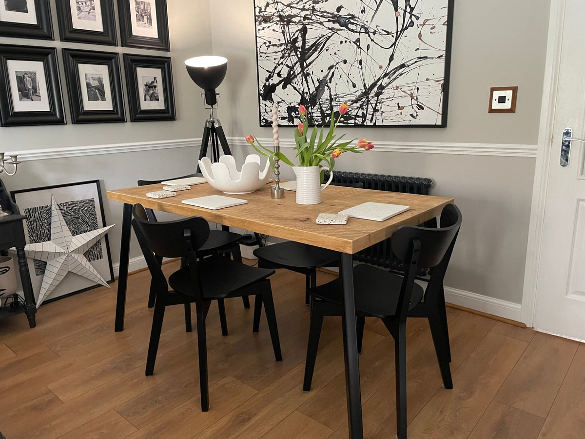 Rustic Large Dining Table - 96 wide - The Grain Company Ltd