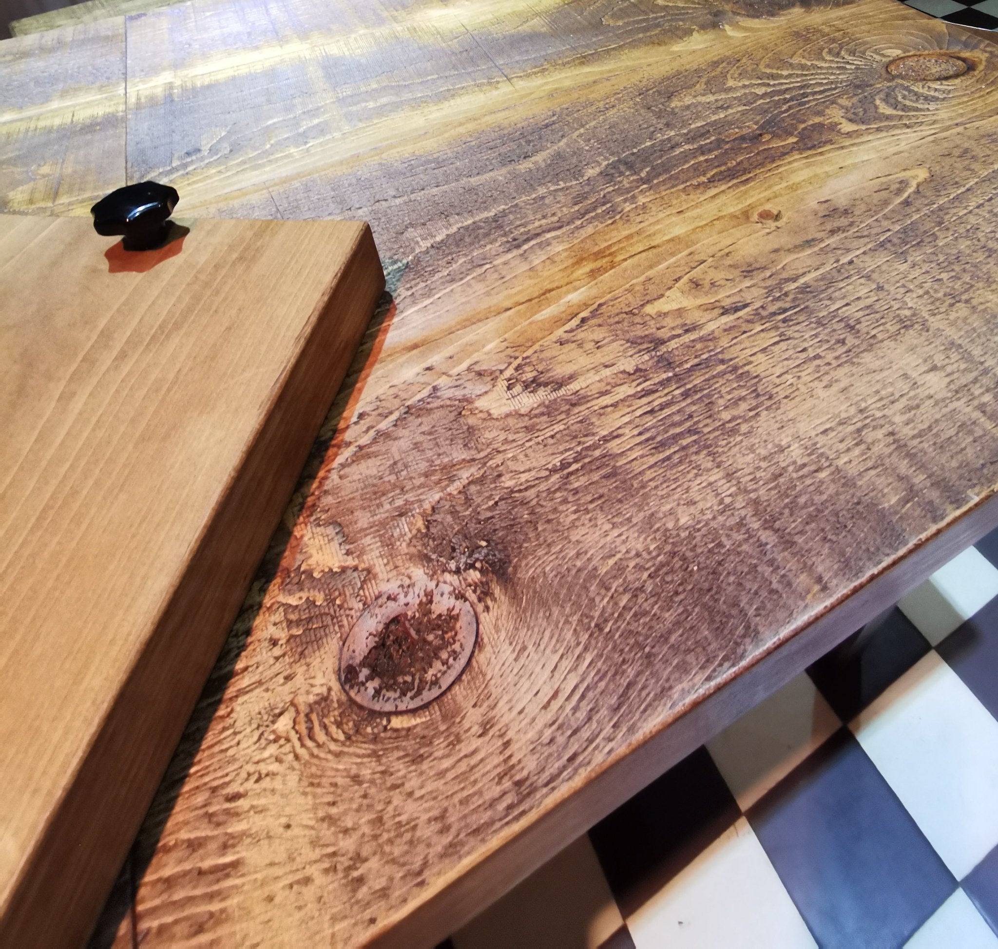 Rustic dining deals table top