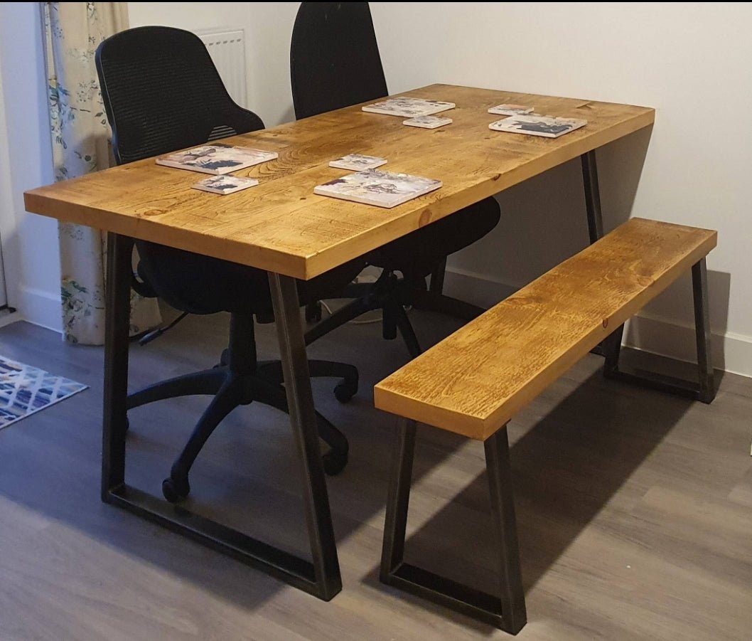 Rustic dining table - The Grain Company Ltd